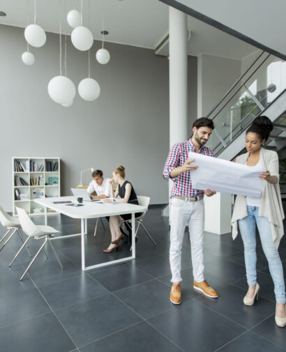 Young people in the office